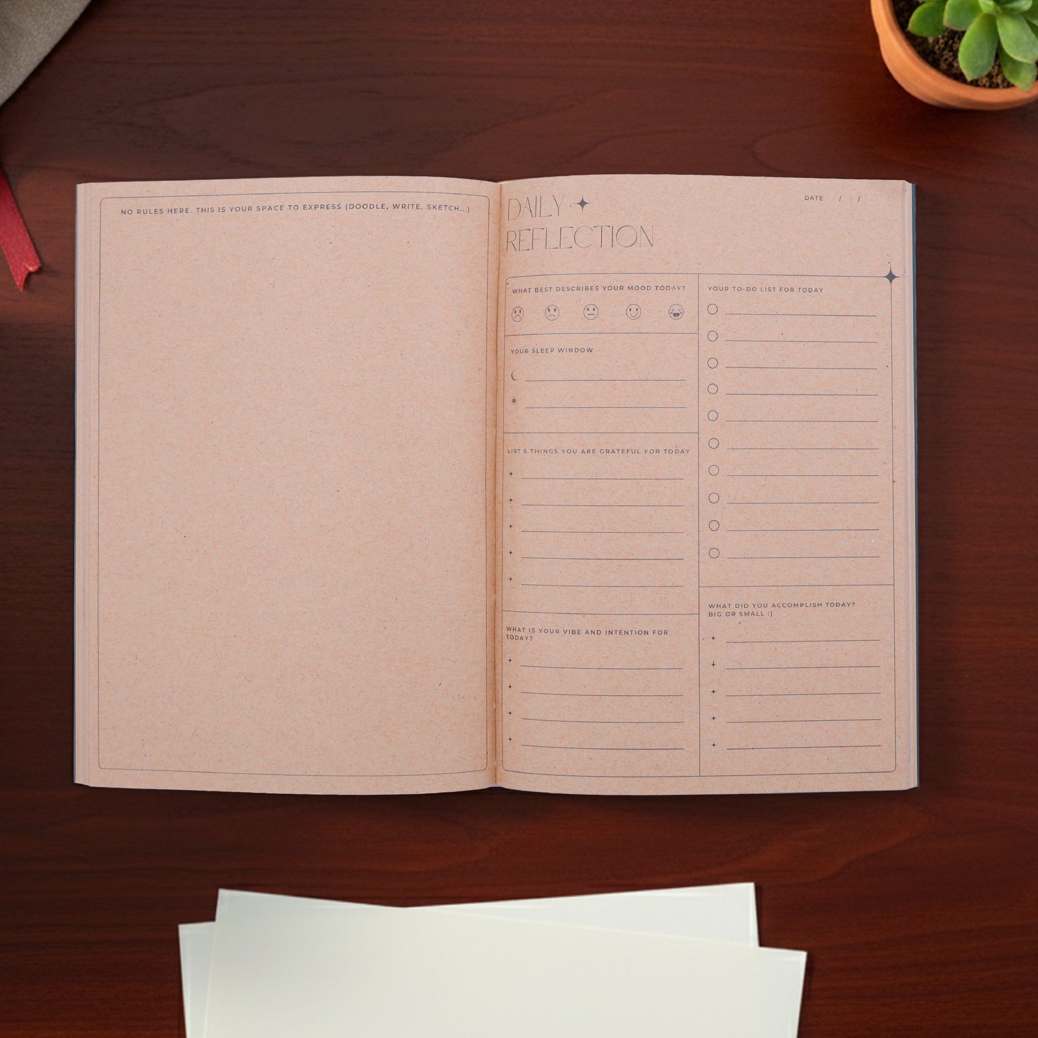 A5 Wellness Journal - Forest Sage