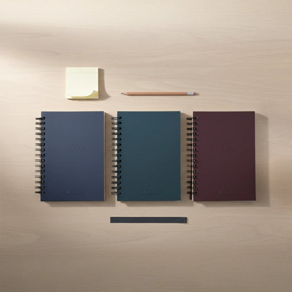 A5 Wiro Notes - Pack Of 3