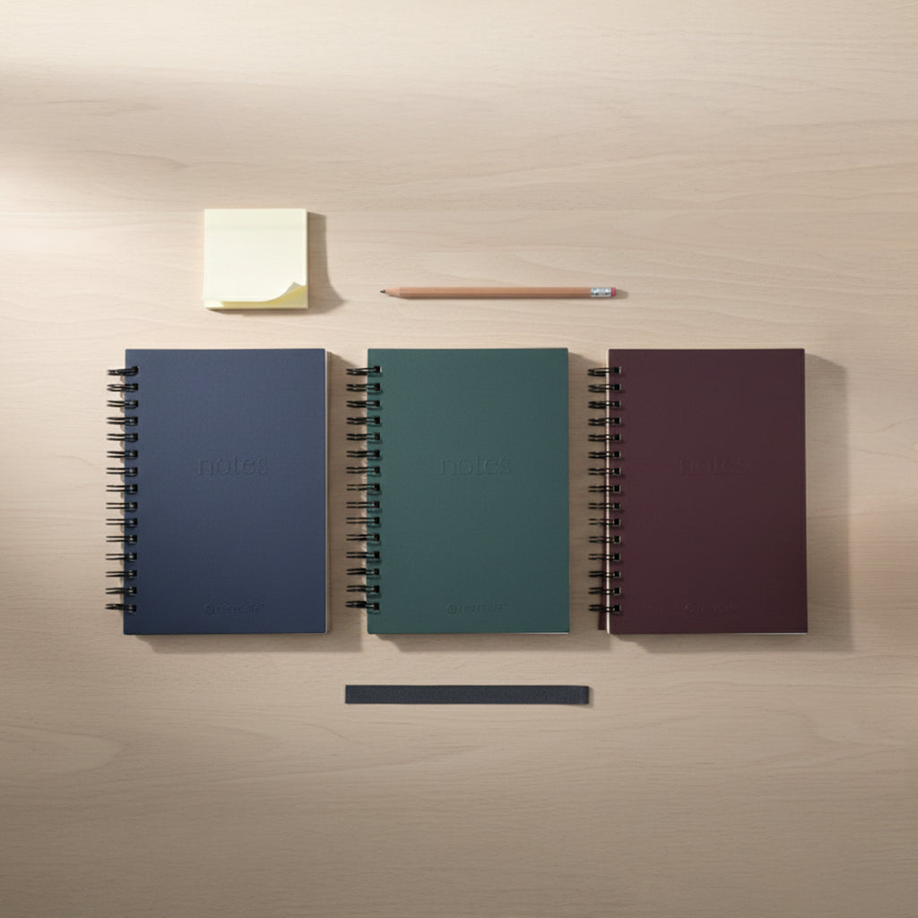 A5 Wiro Notes - Pack Of 3