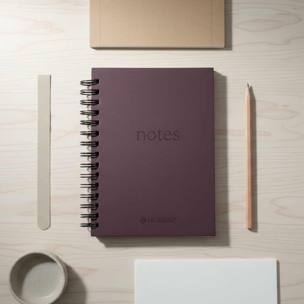 A5 Wiro Notes - Wild Rosewood